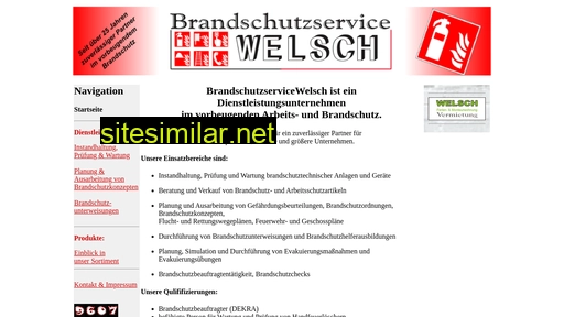 brandschutzservicewelsch.de alternative sites