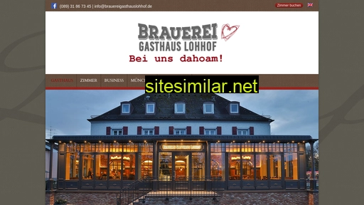 brauereigasthauslohhof.de alternative sites