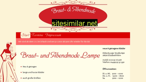 brautmode-lampe.de alternative sites