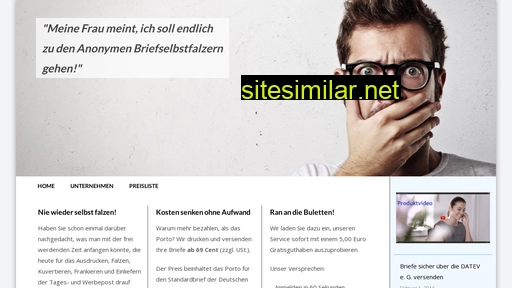 briefselbstfalzer.de alternative sites