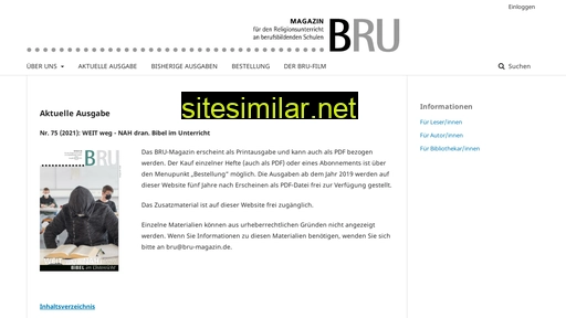 bru-magazin.de alternative sites