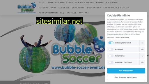bubble-soccer-event.de alternative sites