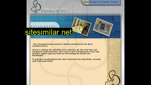 buchbinderei-halbach-viel.de alternative sites