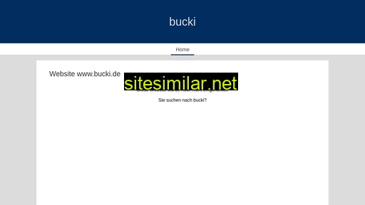 bucki.de alternative sites