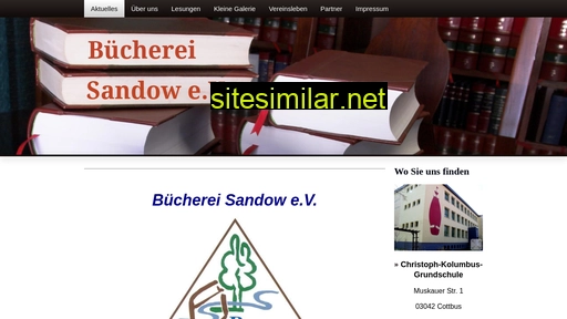 Buecherei-sandow similar sites