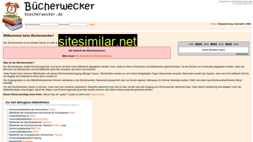 Buecherwecker similar sites