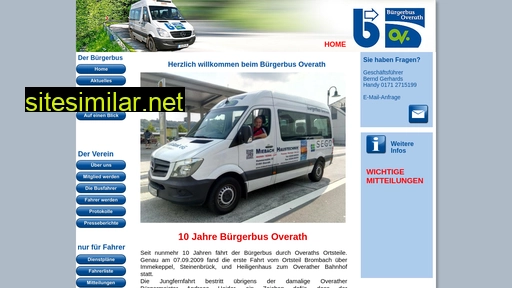 buergerbus-overath.de alternative sites