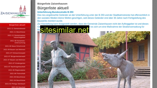 buergerliste-zaisenhausen.de alternative sites