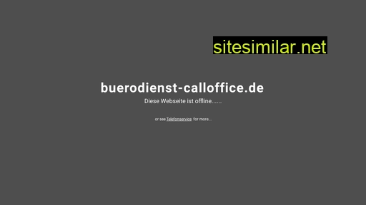 Buerodienst-calloffice similar sites