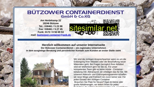 buetzower-containerdienst.de alternative sites