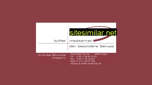 buffet-mediterran.de alternative sites
