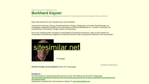 burkhardkayser.de alternative sites