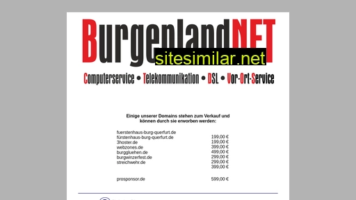 burgenlandnet.de alternative sites