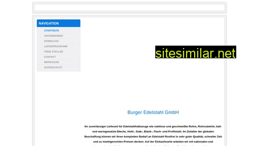 burger-edelstahl.de alternative sites