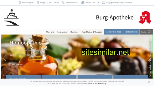burg-apotheke-halle.de alternative sites