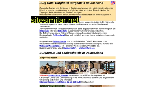burg-hotel.de alternative sites