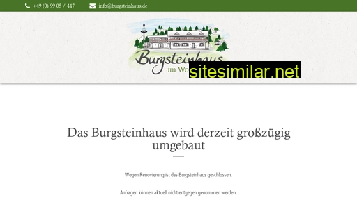 burgsteinhaus.de alternative sites
