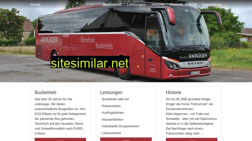 busbetriebkrueger.de alternative sites