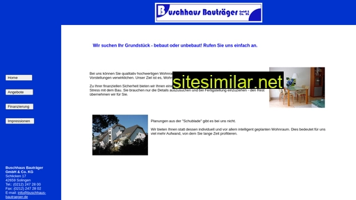 buschhaus-bautraeger.de alternative sites
