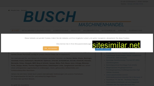 Busch-maschinenhandel similar sites