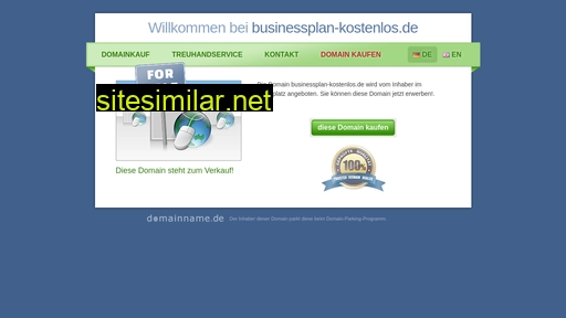 Businessplan-kostenlos similar sites