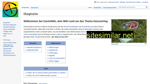 cachewiki.de alternative sites