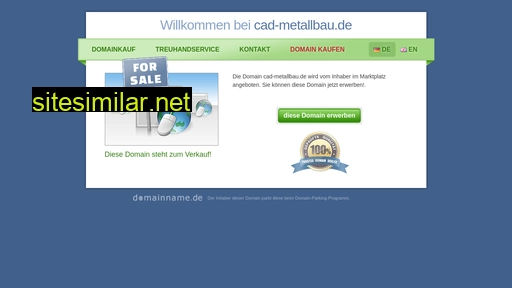 cad-metallbau.de alternative sites
