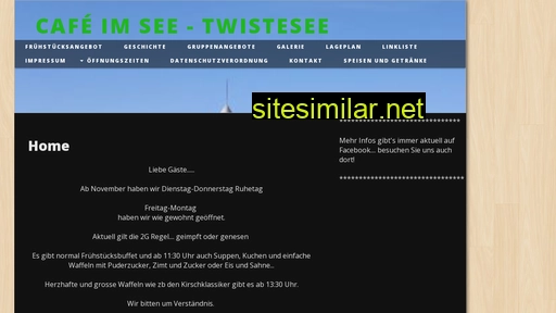 cafeimsee-twistesee.de alternative sites