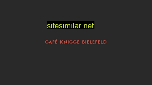 cafe-knigge.de alternative sites