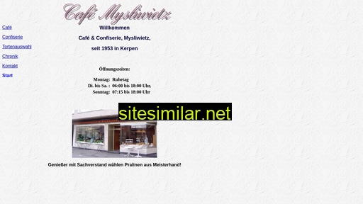 cafe-mysliwietz.de alternative sites