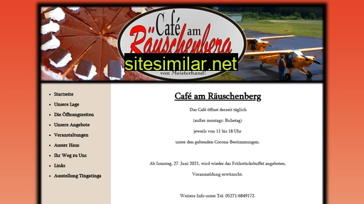 cafe-raeuschenberg.de alternative sites