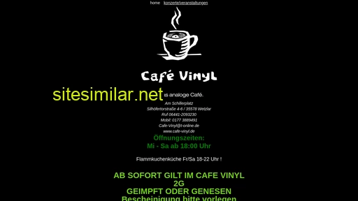 Cafe-vinyl similar sites