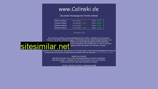 calinski.de alternative sites