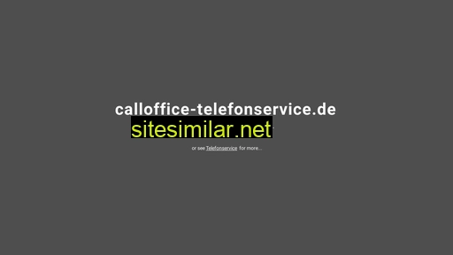 Calloffice-telefonservice similar sites
