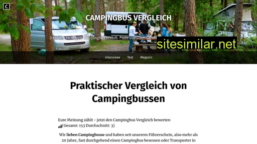 Camping-bus-vergleich similar sites