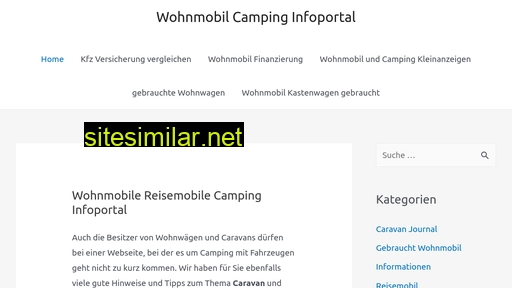 camping-wohnmobile.de alternative sites