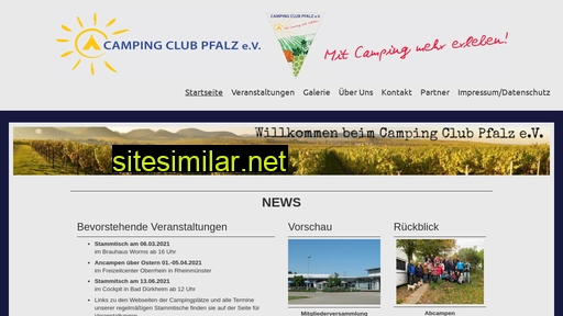 campingclubpfalz.de alternative sites