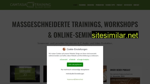 camtasia-training.de alternative sites