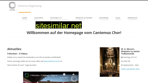 Cantemus-regensburg similar sites