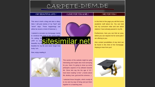 cape-diem.de alternative sites