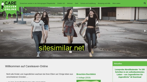 Careleaver-online similar sites