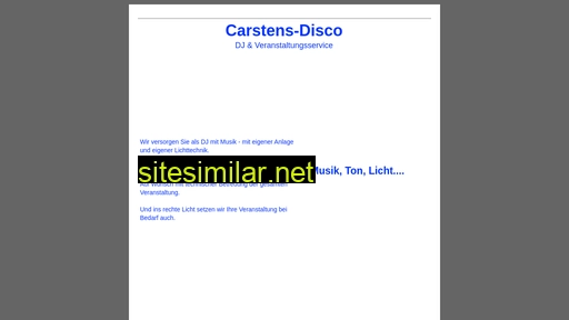 carstens-disco.de alternative sites