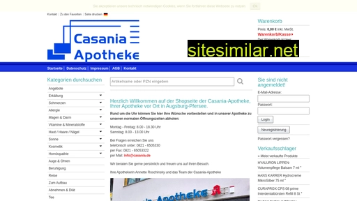 casania.de alternative sites