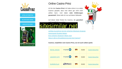 casinoprinz.de alternative sites