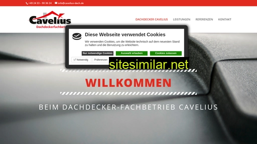 cavelius-dach.de alternative sites
