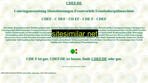 cdef.de alternative sites