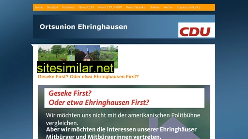 cdu-ehringhausen.de alternative sites