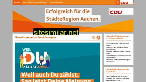 cdu-region-aachen.de alternative sites
