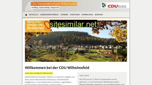 cdu-wilhelmsfeld.de alternative sites