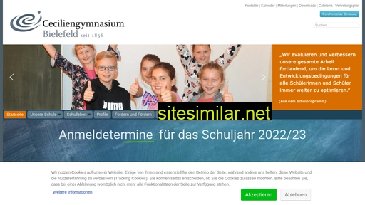 ceciliengymnasium.de alternative sites
